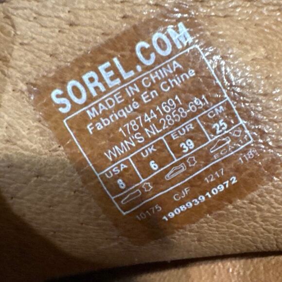 Womens Sorel After Hours slingback wedge sandal in red suede leather size 8 - Picture 7 of 7